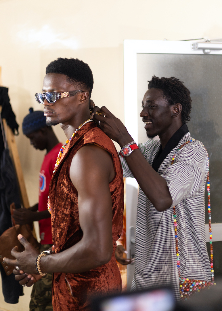 Mannequin en coulisse